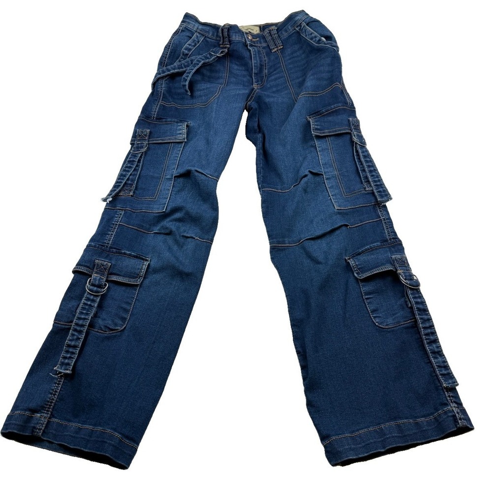 LOVE TRENDS JEANS CARGO JUNIOR SIZE 3  30" INSEAM